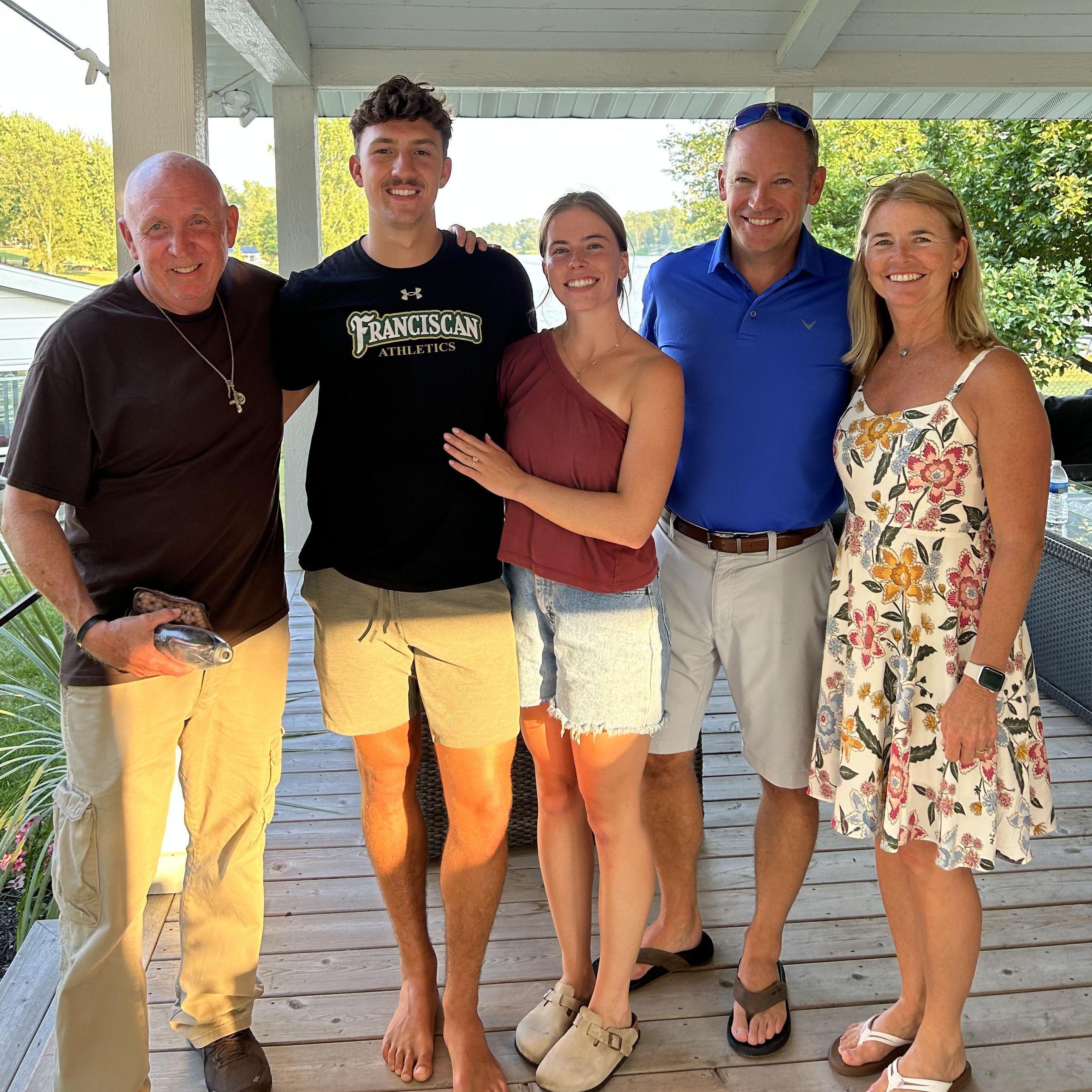 Celebrating with my dad the following weekend. - Jon