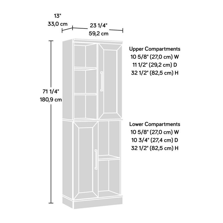 Sauder, Large Homeplus Storage Cabinet - Zola