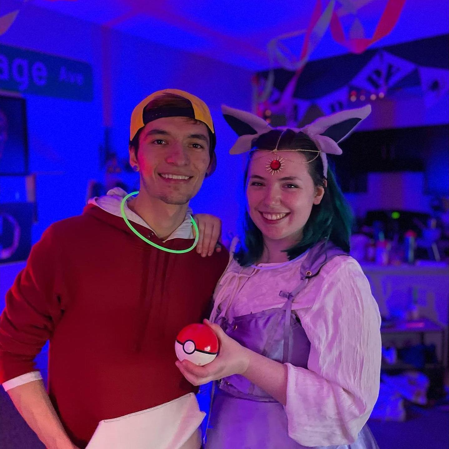 A culmination of three of our favorite things: Cosplay, Halloween, and 90s video games. This Pokémon couple's costume we made is one our more tame cosplay looks...ask us about the wildest!