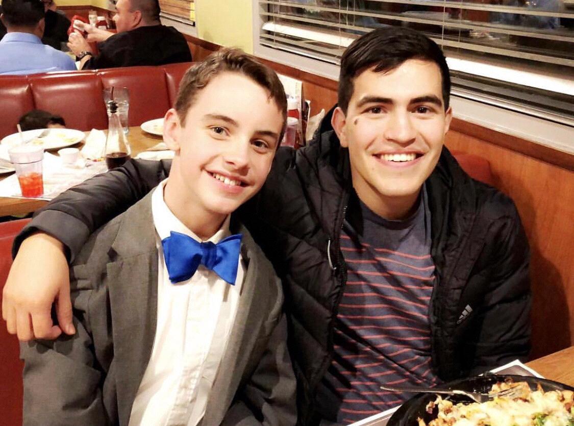 Ivan and his special friend, Westin.