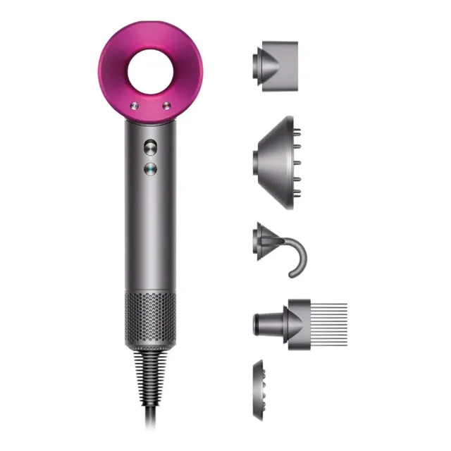 Dyson Supersonic Hair Dryer, Iron/Fuchsia