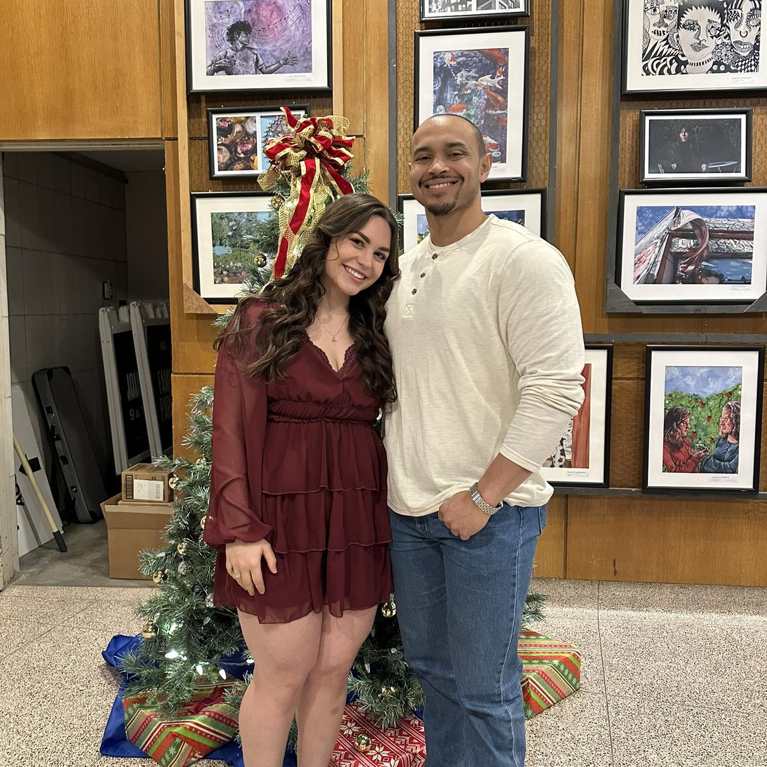 December 2025: We celebrated our 1st Christmas together at Lydia’s church in Cleveland!