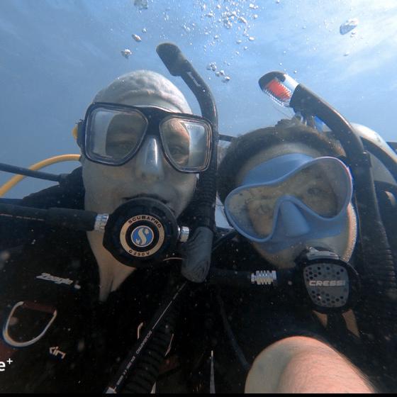 Scuba diving