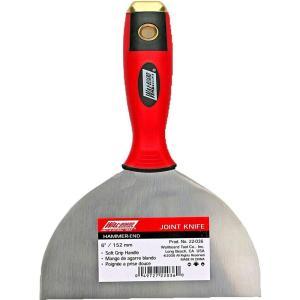 6 in. Hammer-End Joint Knife with Rubber Soft-Grip