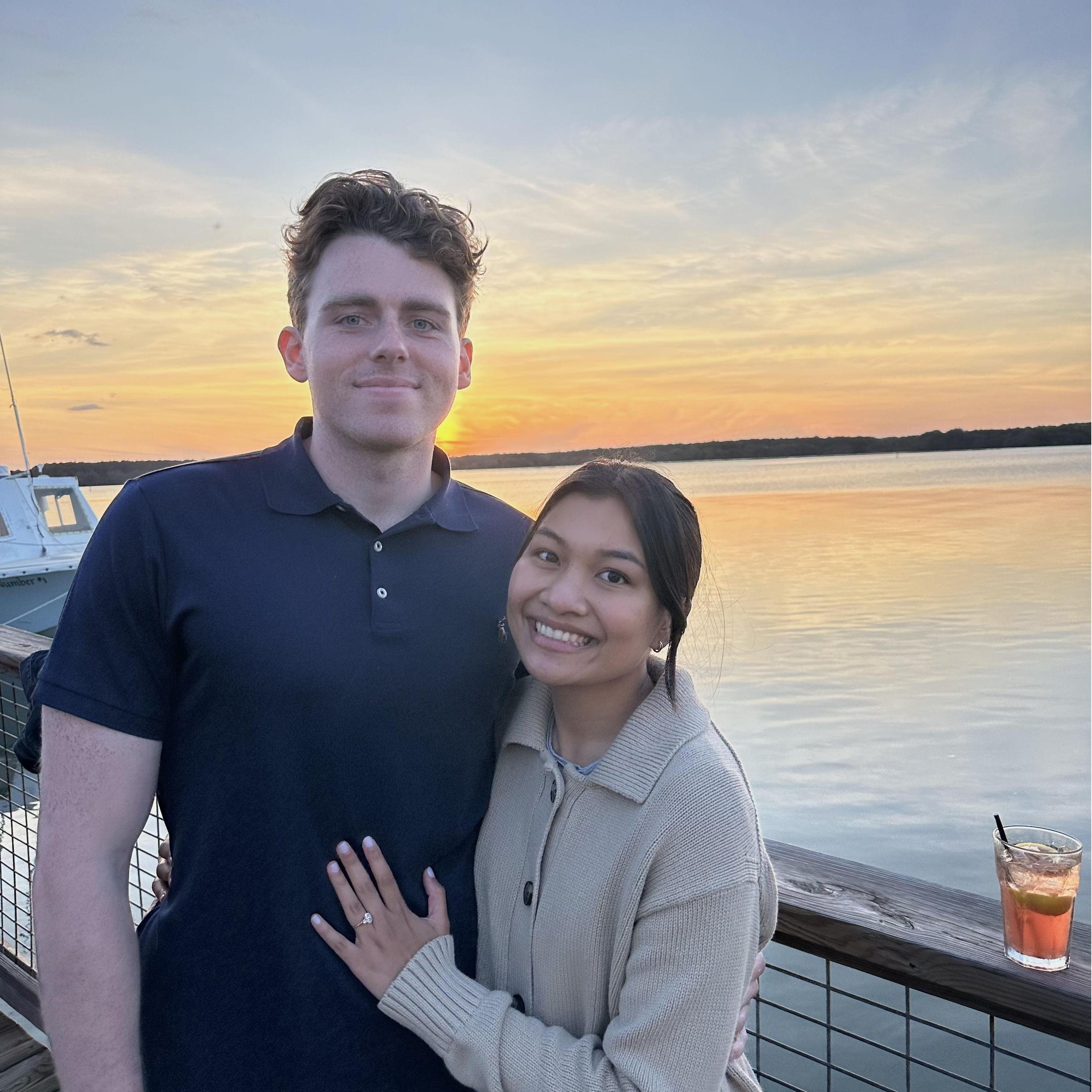 Our first vacation as fiancés