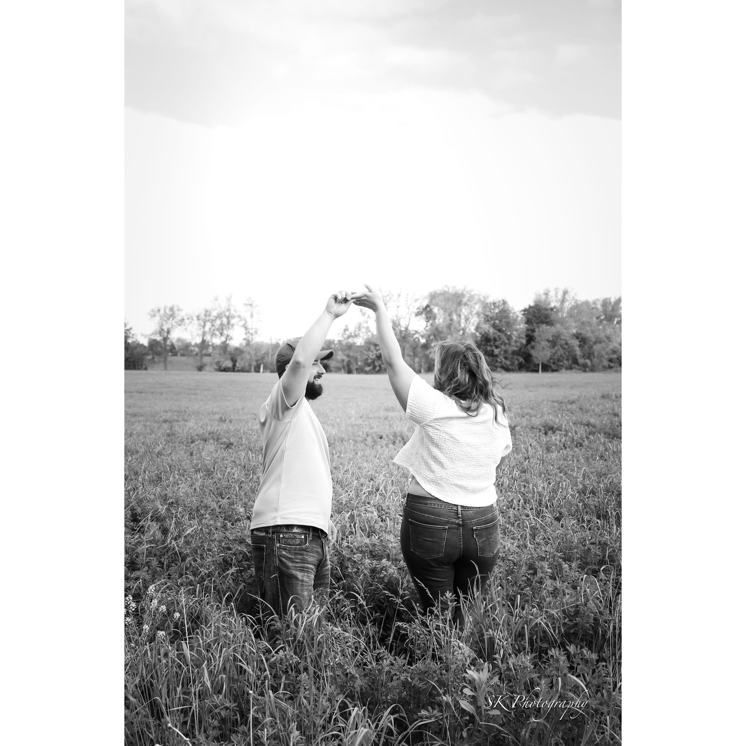 Just us, the fields, and forever ahead