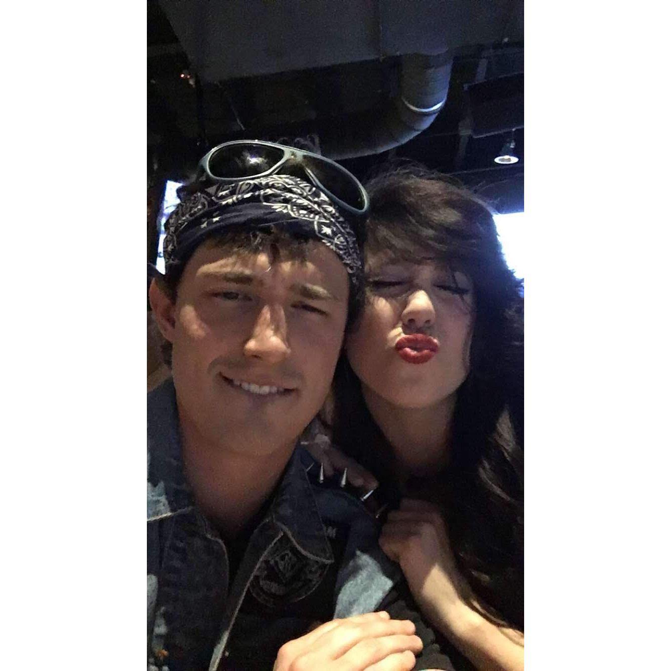 Cover band concert in Dallas right before we starting dating