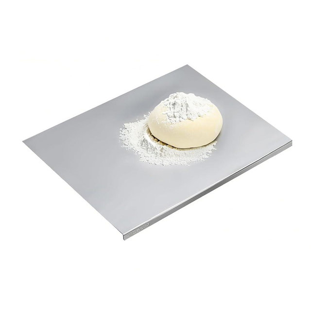 304 Stainless Steel Cutting Board – Stainless Steel Kitchen Chopping Boards Non-Slip, Dishwasher Safe – Ideal for Meat, Vegetables, Fruits, Bread & Baking – Commercial & Home Use (19.6 * 15.7in)