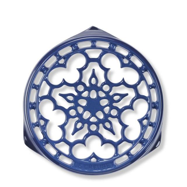 Le Creuset Deluxe Round Trivet, 9", Lapis