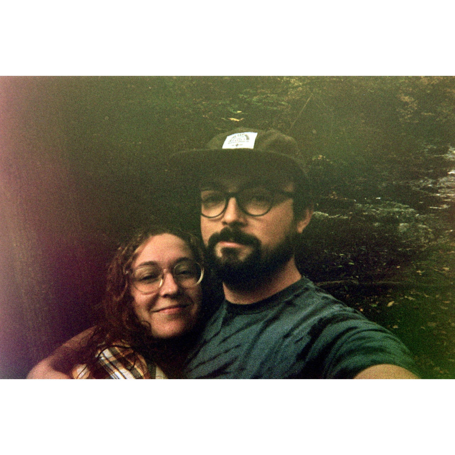 One of our first film selfies!