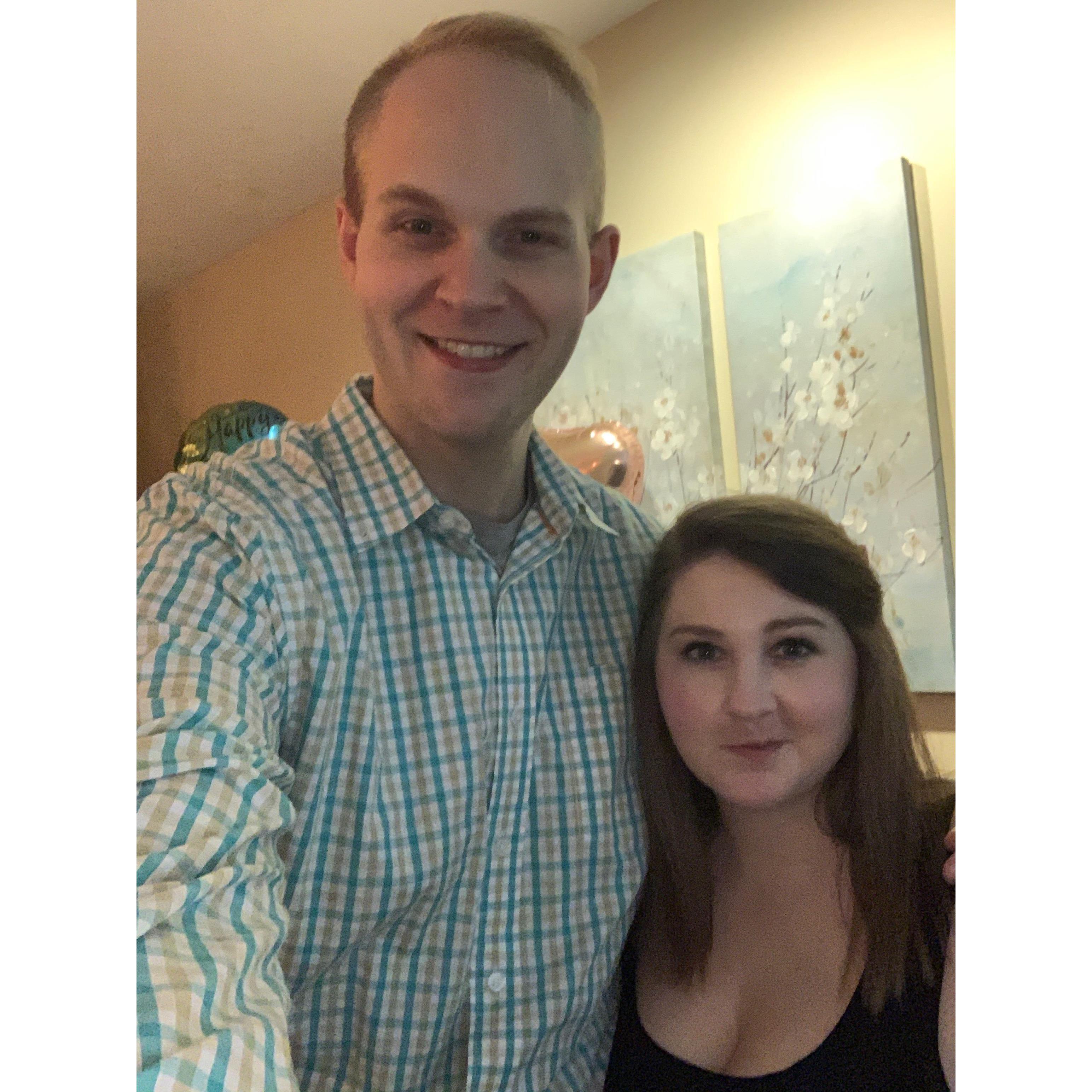 Our first (and only) Valentine's Day as an engaged couple