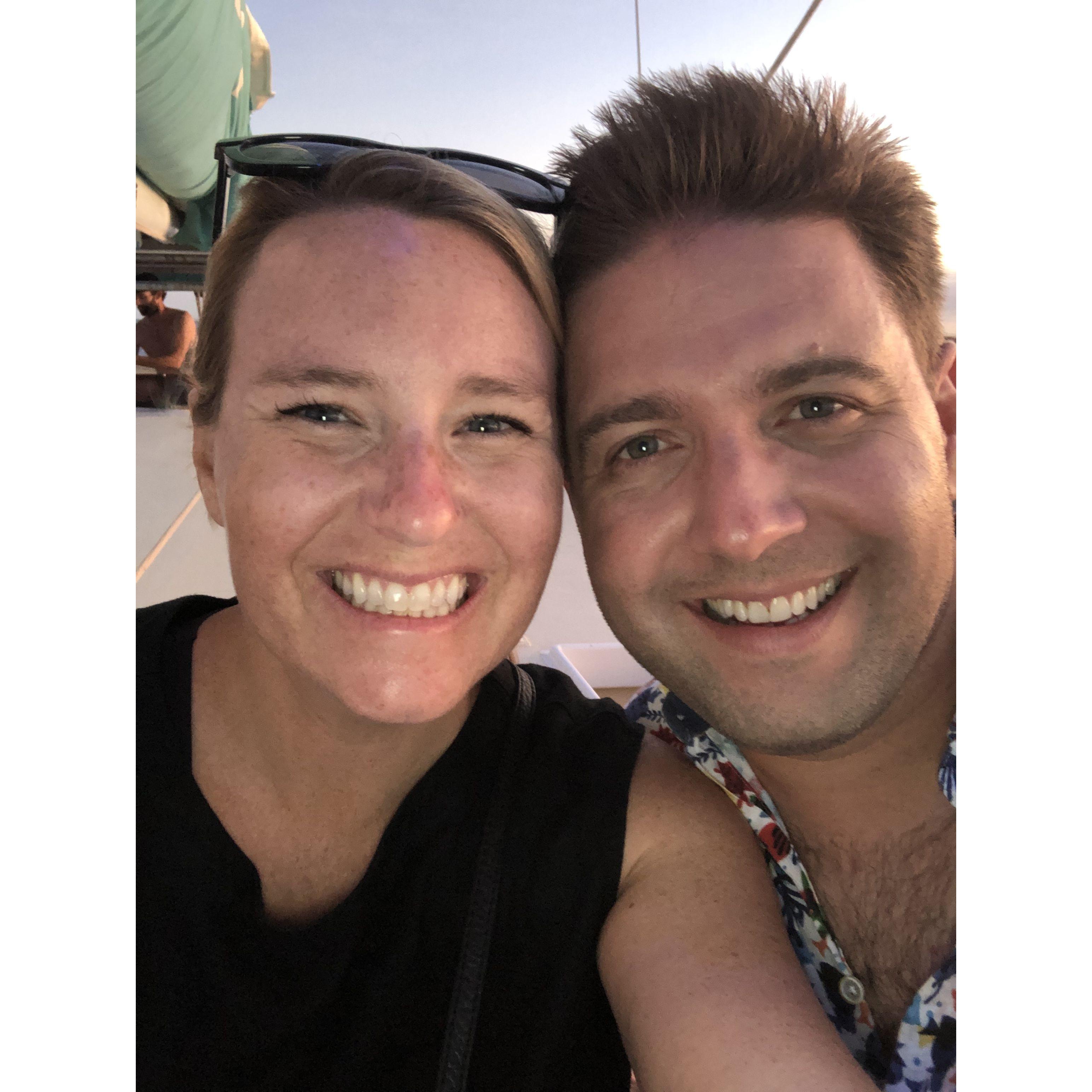 Sunset cruise in Maui