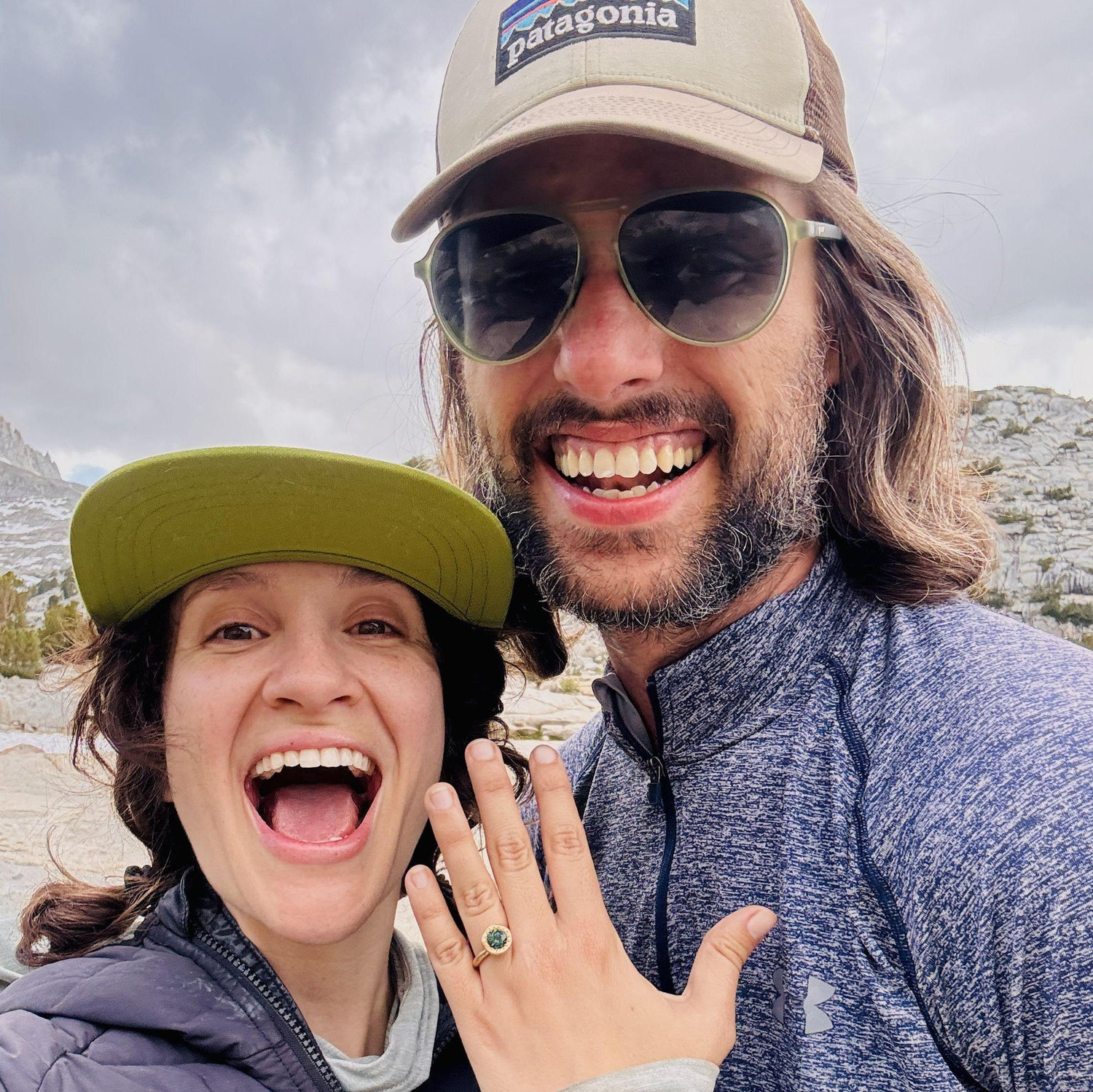 Right after we got engaged next to Moonlight Falls in our favorite place, the Eastern Sierra