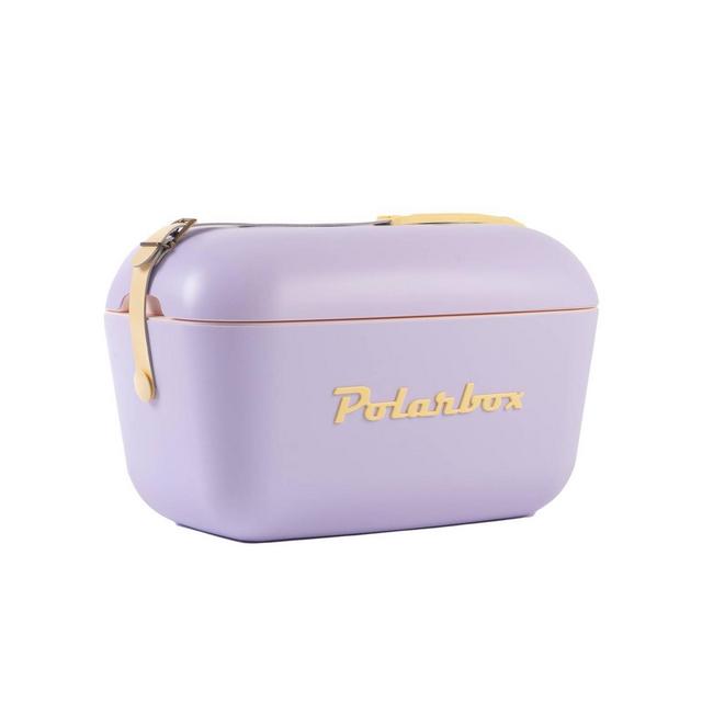 Polarbox Pop Retro 13qt Portable Cooler - Lilac/Yellow