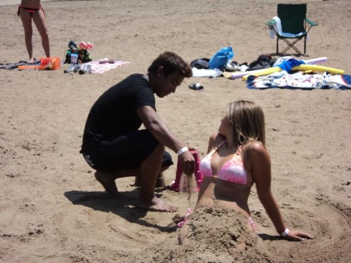 First time we ever hung out!