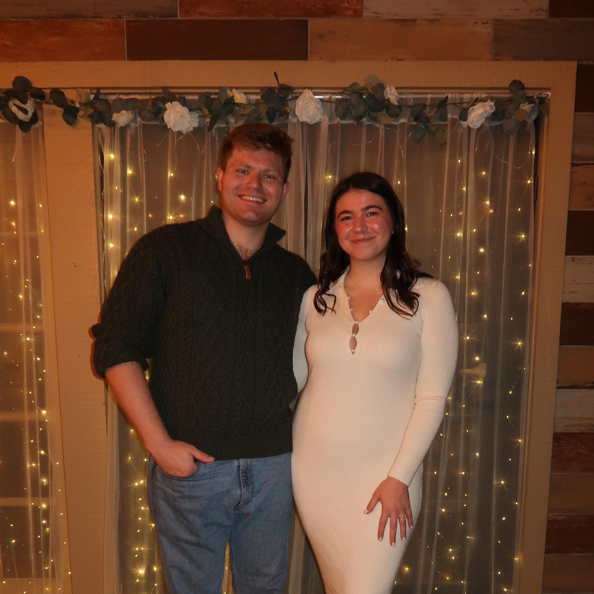 Engagement party in December, 2024.
