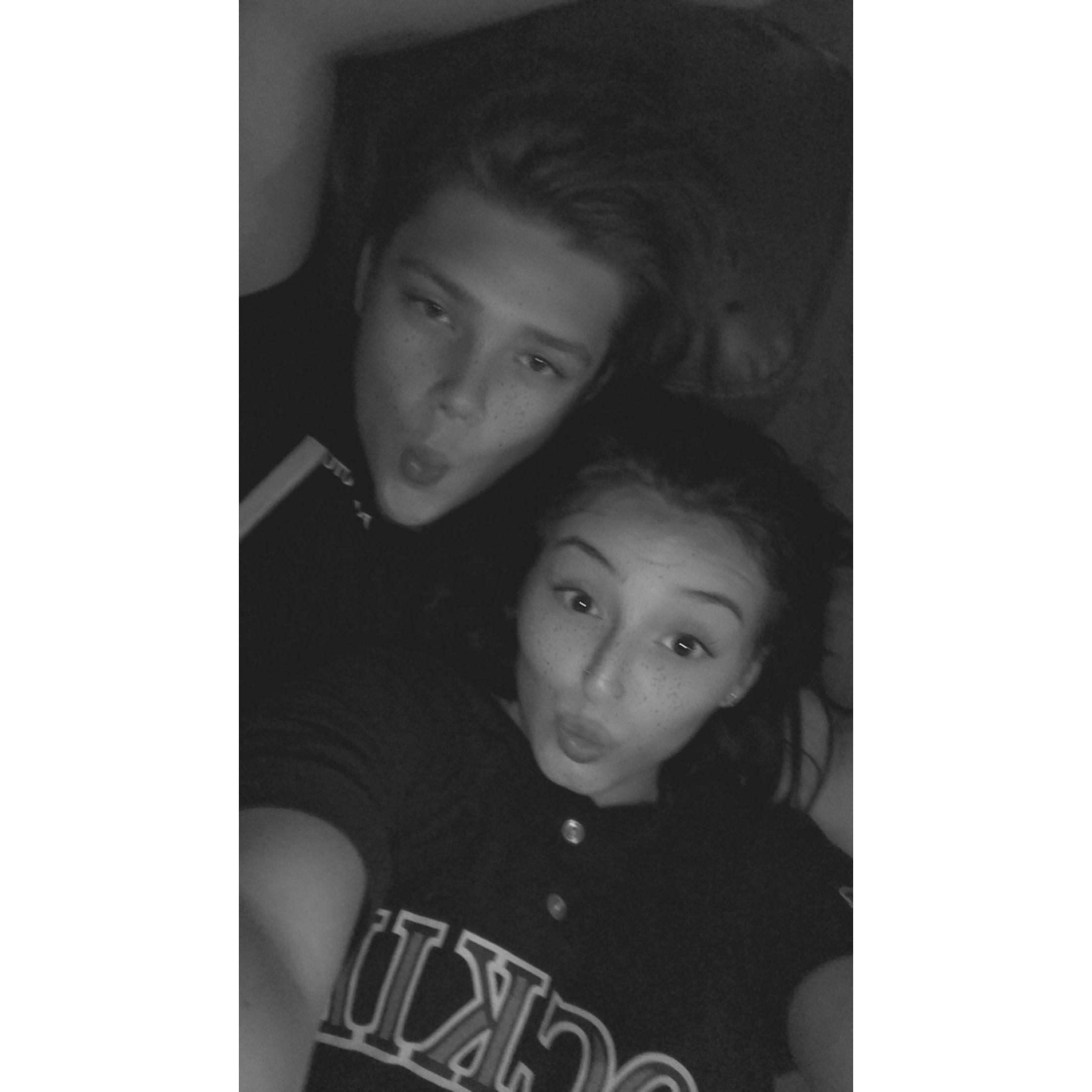 one of our many selfies together