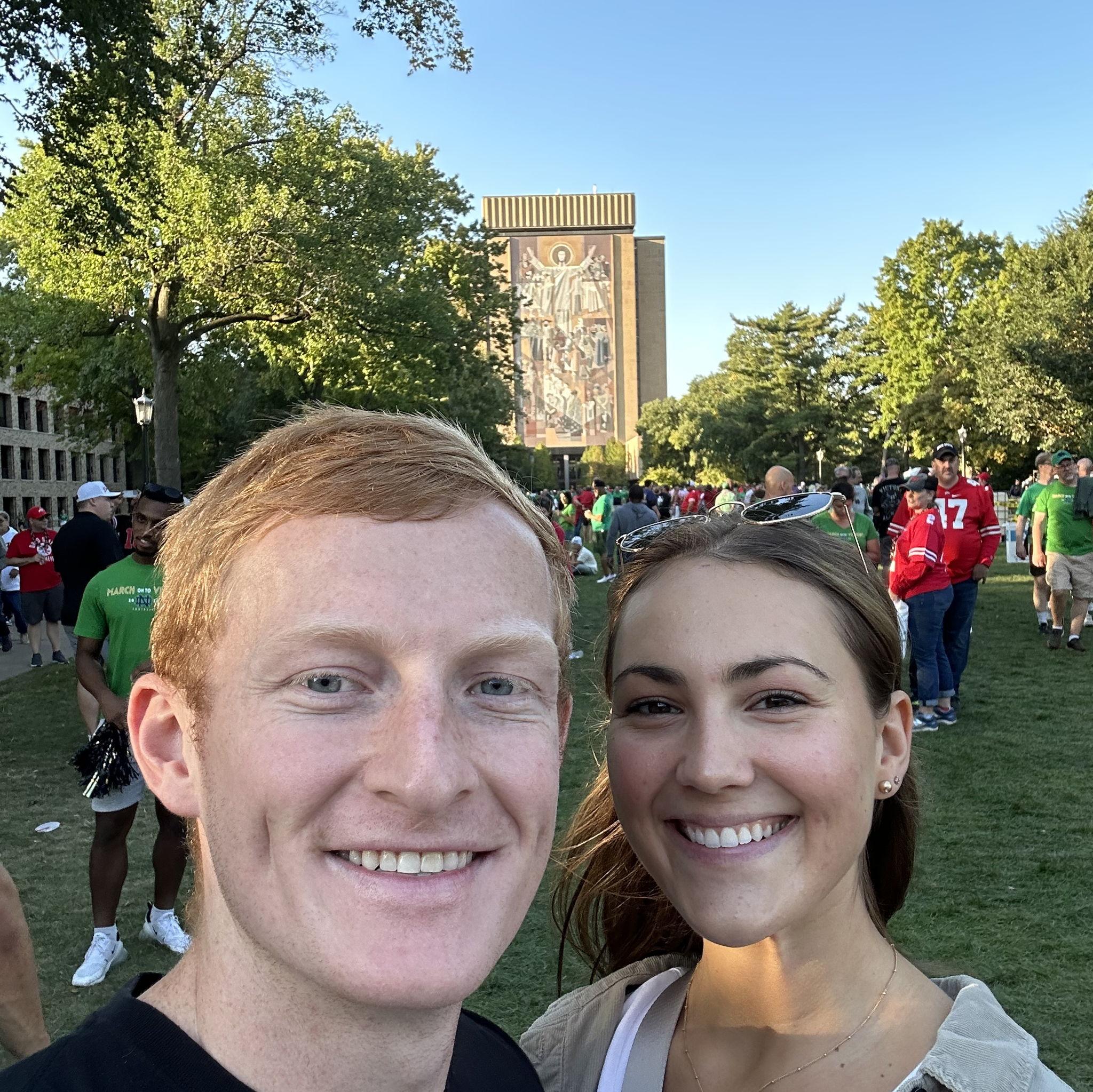 9/23/23: At Notre Dame vs Ohio State (it was a quiet ride home)