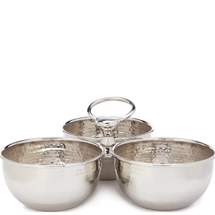 Hammered 3-Section Caddy-Dillards Registry