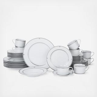 Regent Bead 40-Piece Dinnerware Set, Service for 8