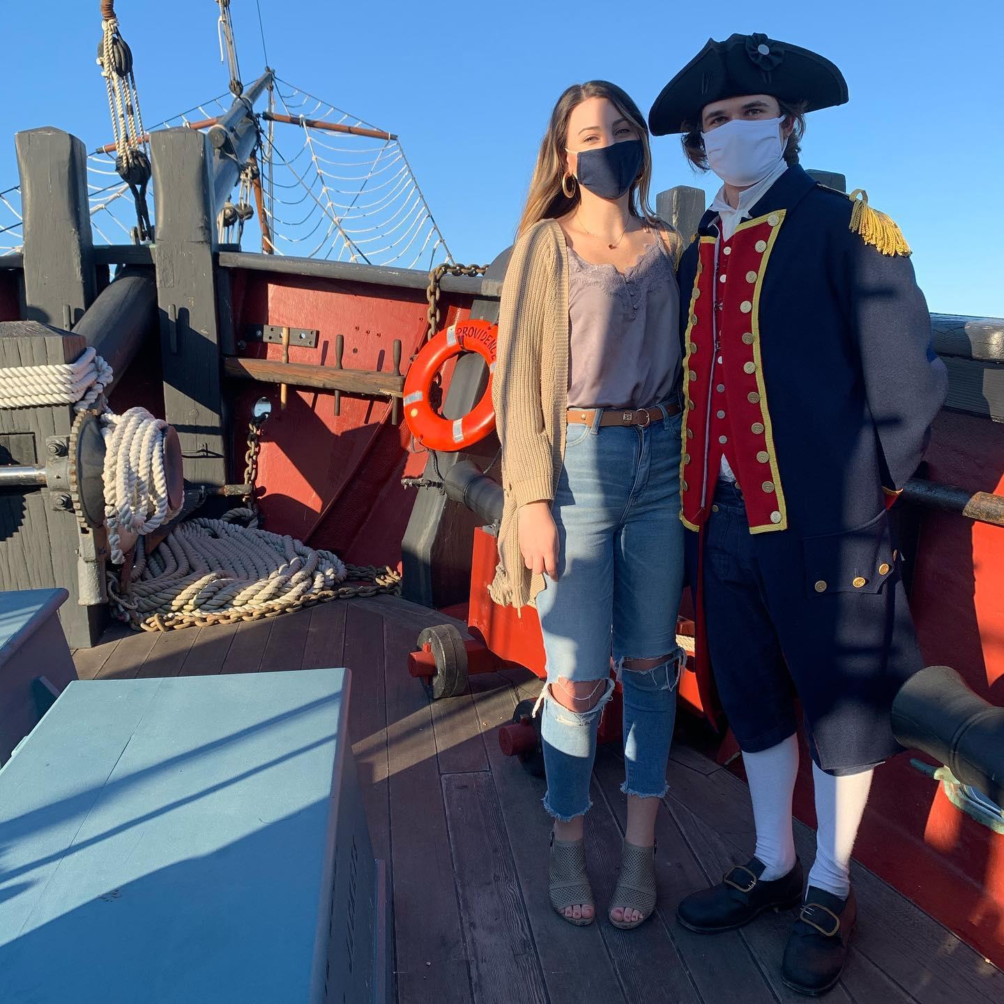 Fun Fact: Will works on an old-timely ship, where he occasionally dresses as an old-timey captain!