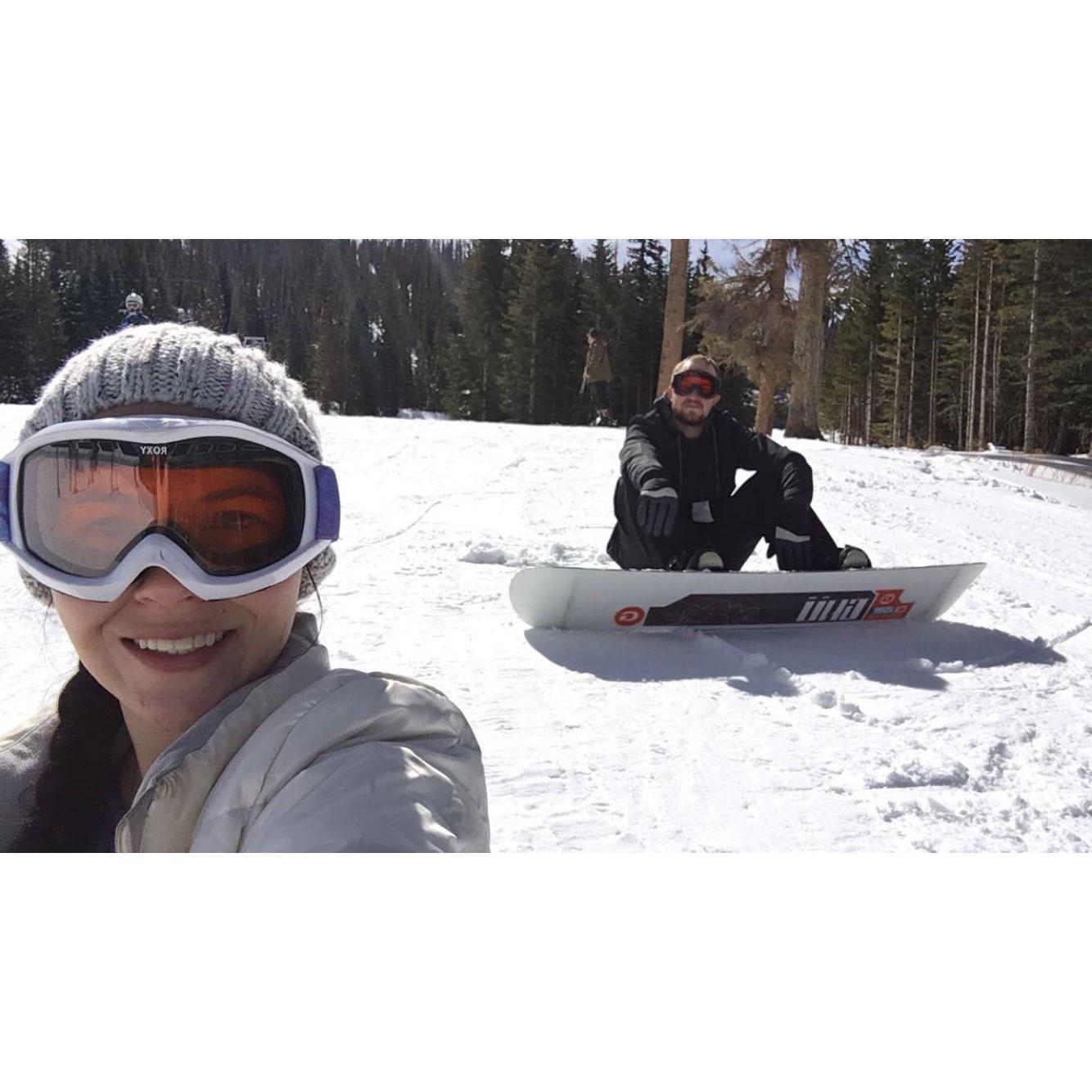 Snowboarding trips