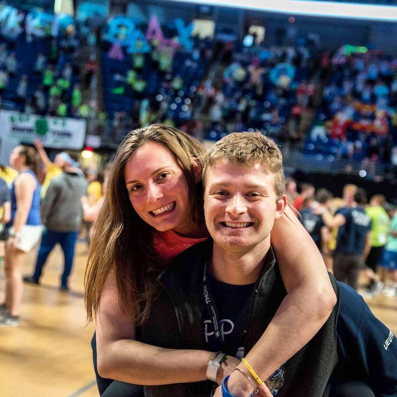 Ryan traveled 1,000 miles to see Kaitlyn for an hour when she danced in THON 2018.