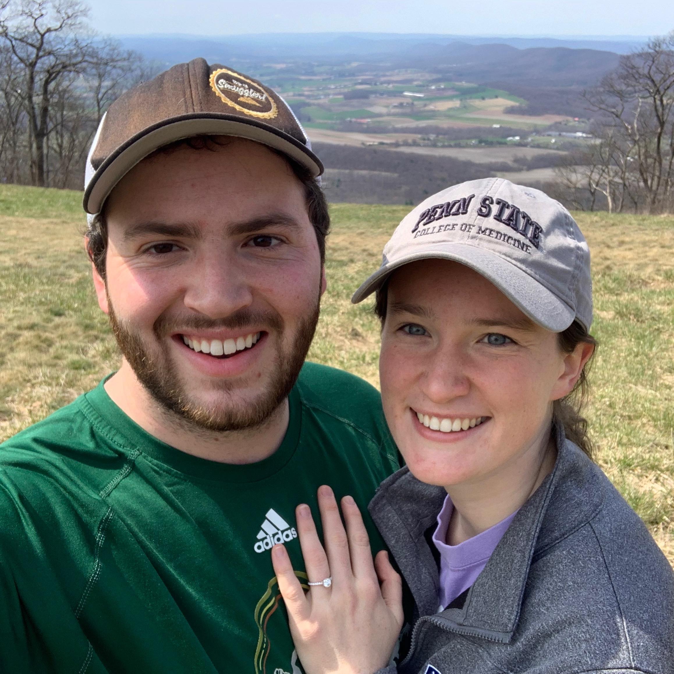 Our mountain top engagement!!