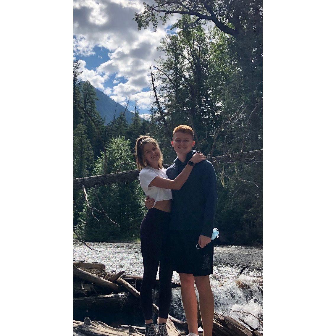 Hiking at Glacier National Park!