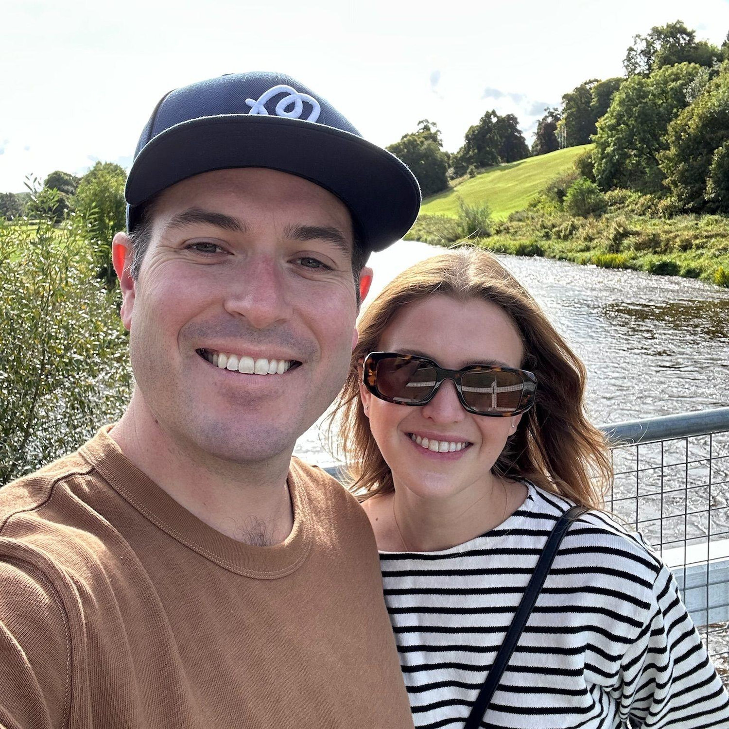 Exploring the grounds at Mt. Juliet.