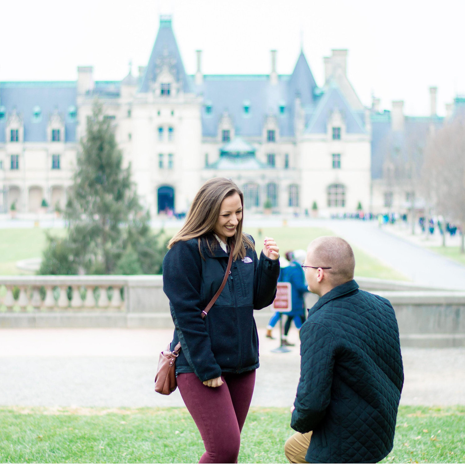 Our plans for visiting the Biltmore were almost ruined by a snowstorm. Luckily we made it!