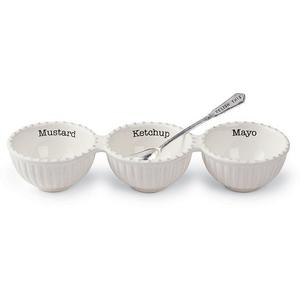 Mud Pie Circa Collection Condiment Bowls & Server