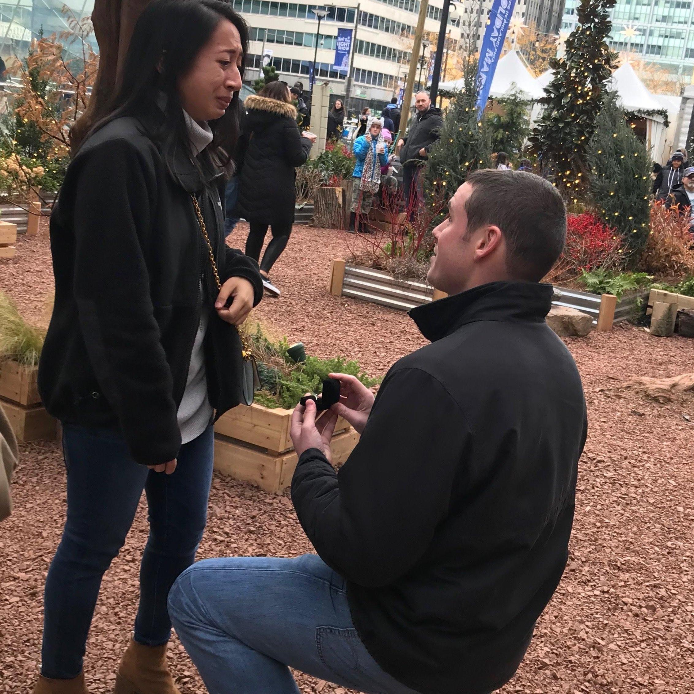 30 November 2019: Philadelphia, PA, James proposed!