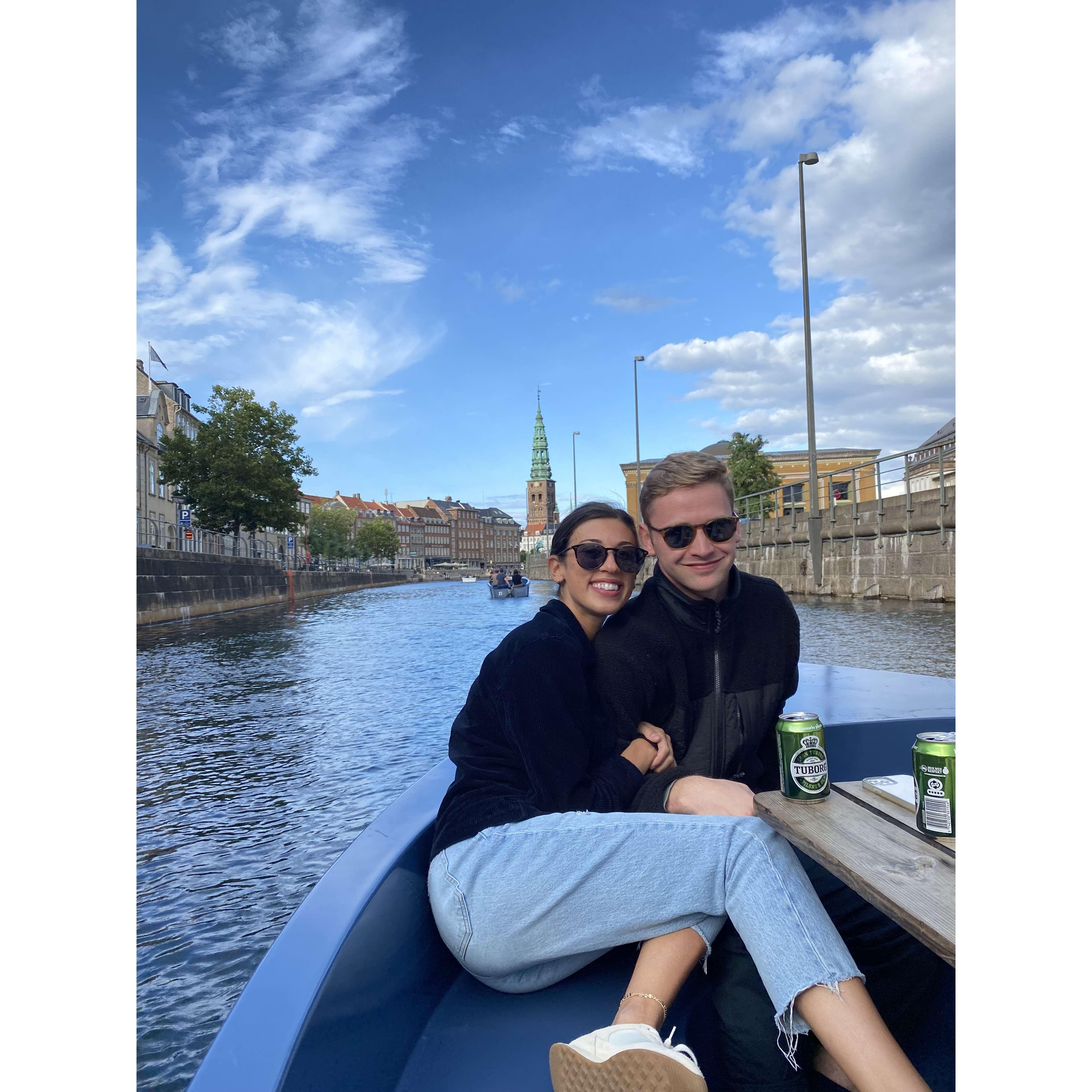 Boating around Copenhagen!