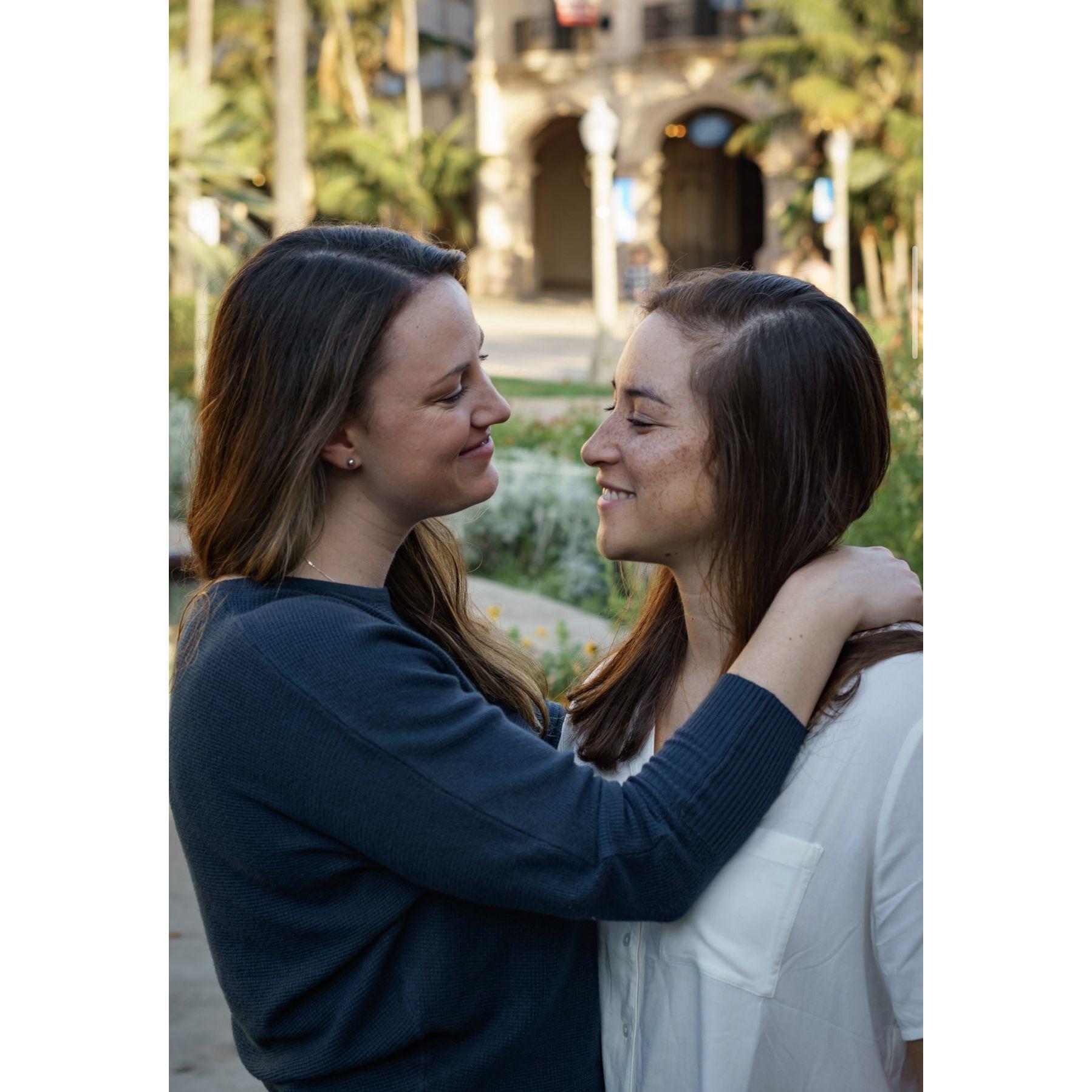 We were lucky to have our best friends, Hayden (photographer) and Suzanne (pose enthusiast and hair control) help us with our engagement photos.