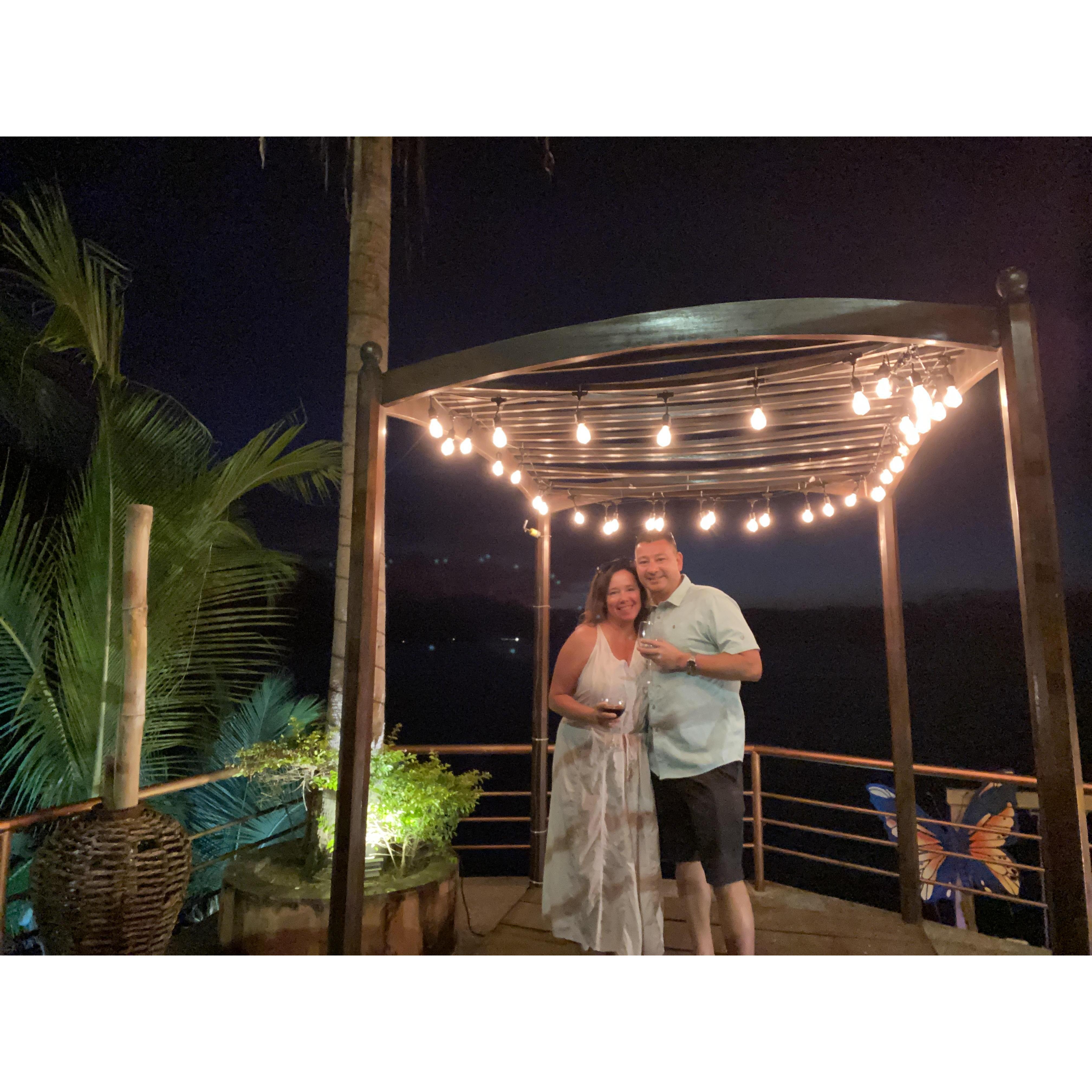 Dinner at Le Kliff in Puerto Vallarta.