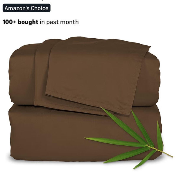 Pure Bamboo Queen Sheets - Queen Set