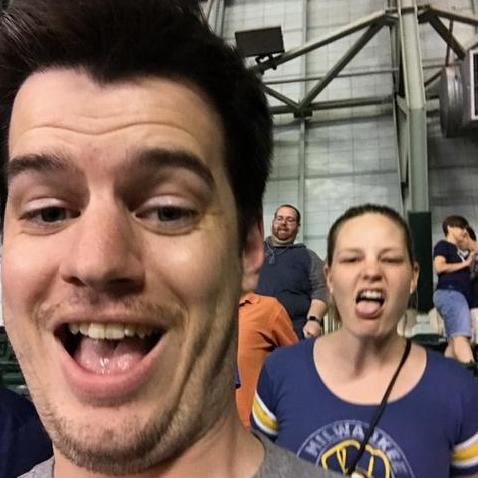 Chris and Shoshana bonded quickly over their love of Brewers games and candid pictures.