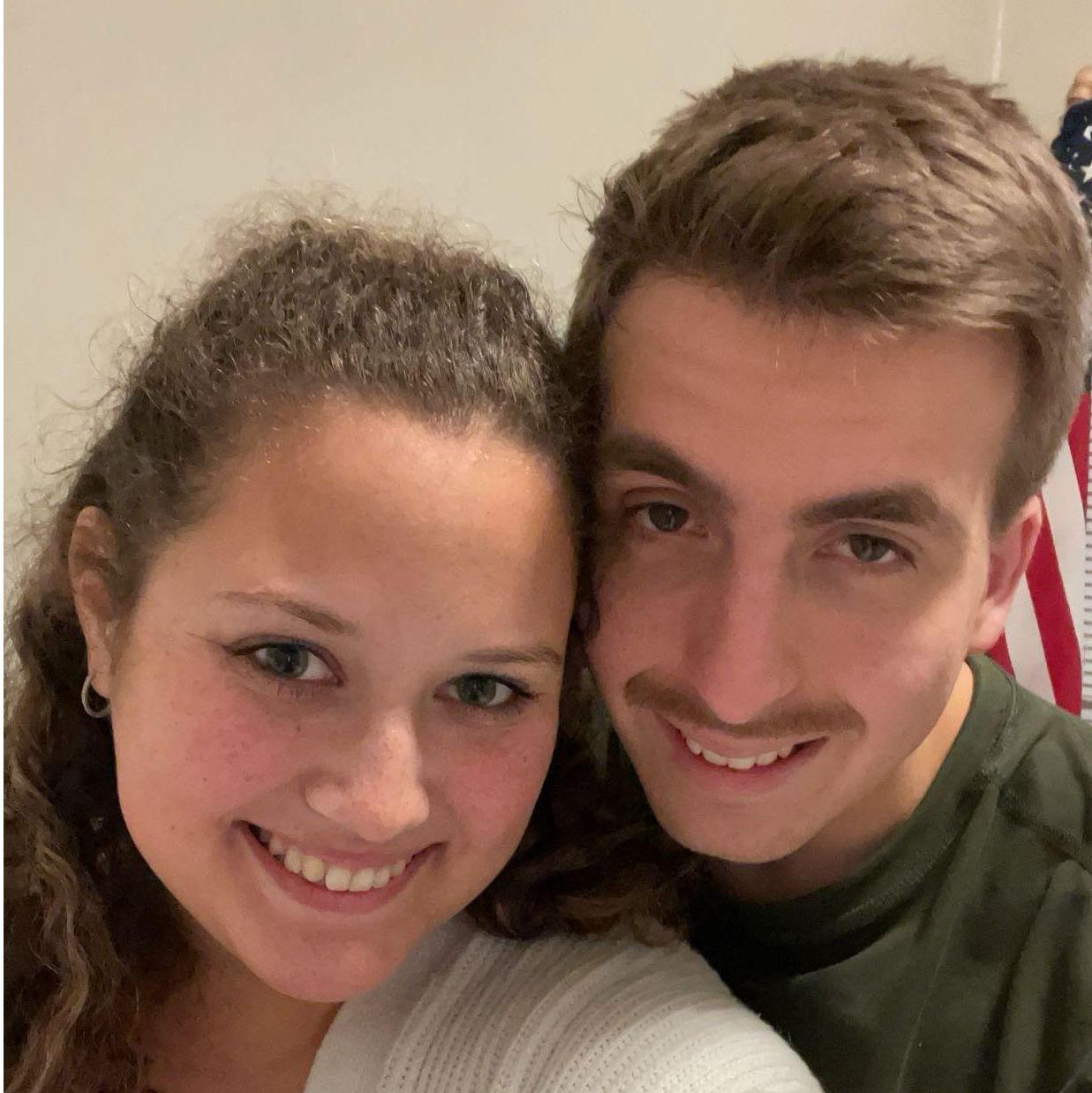 November 2023 - Engagement Day! Heather was moving to start her job, and before she left Michael proposed to her at home. It was so sweet and special. Thank you to Nathan for getting it all set up!