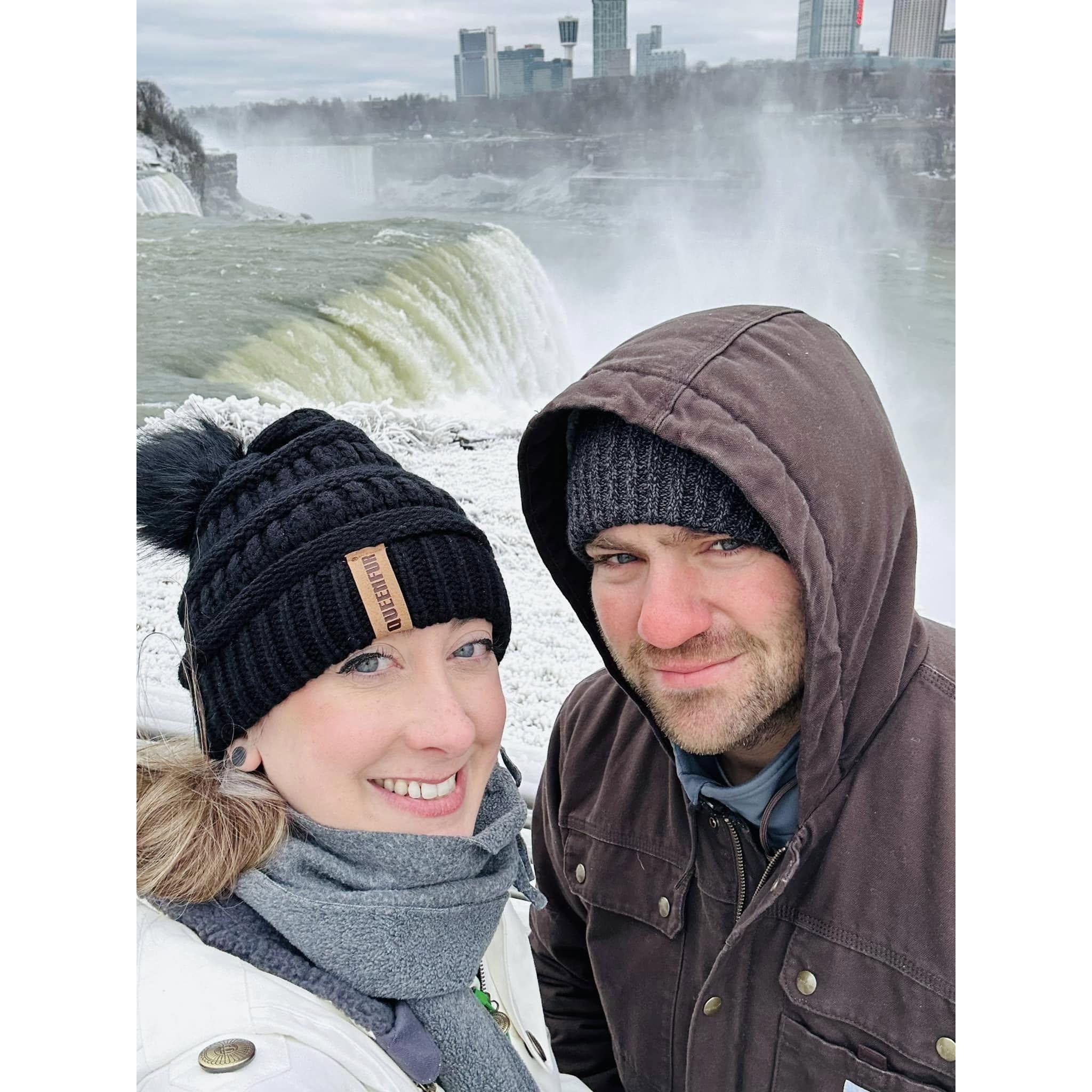 They also got to visit Niagara Falls.