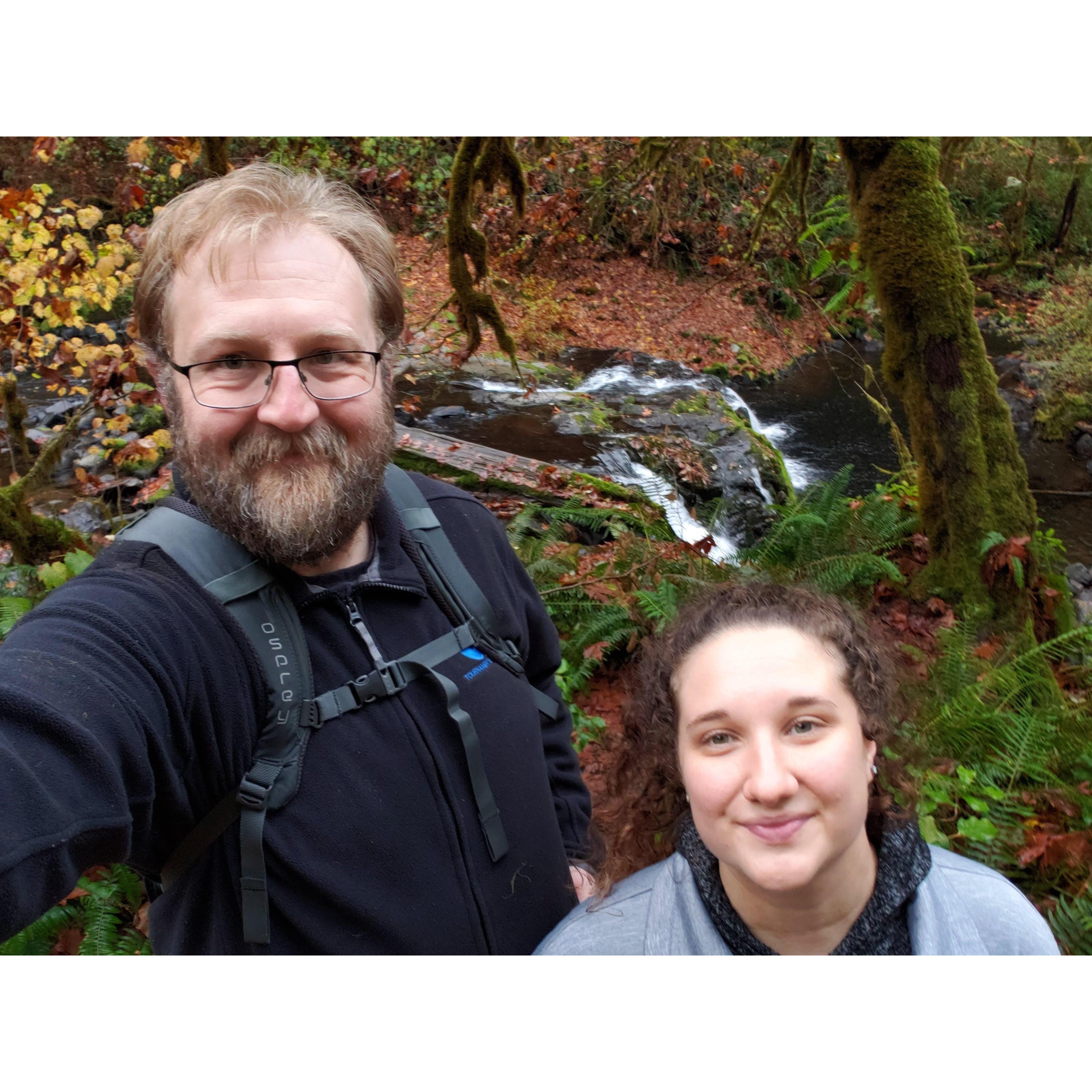 Sweet Creek Falls in Oregon