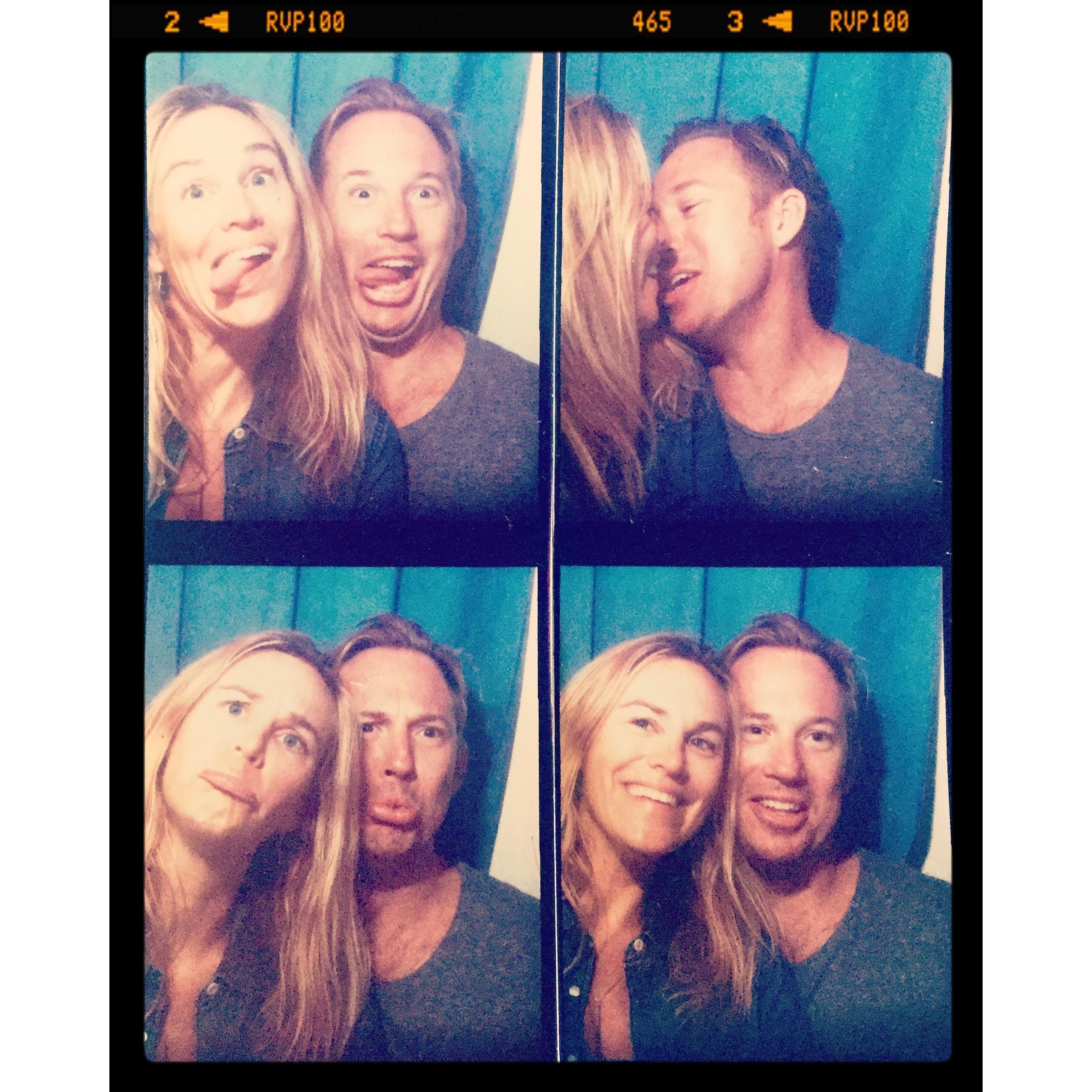 Our first (of many) photo booth pics during one of Alla's (very few) visits to Orange County.