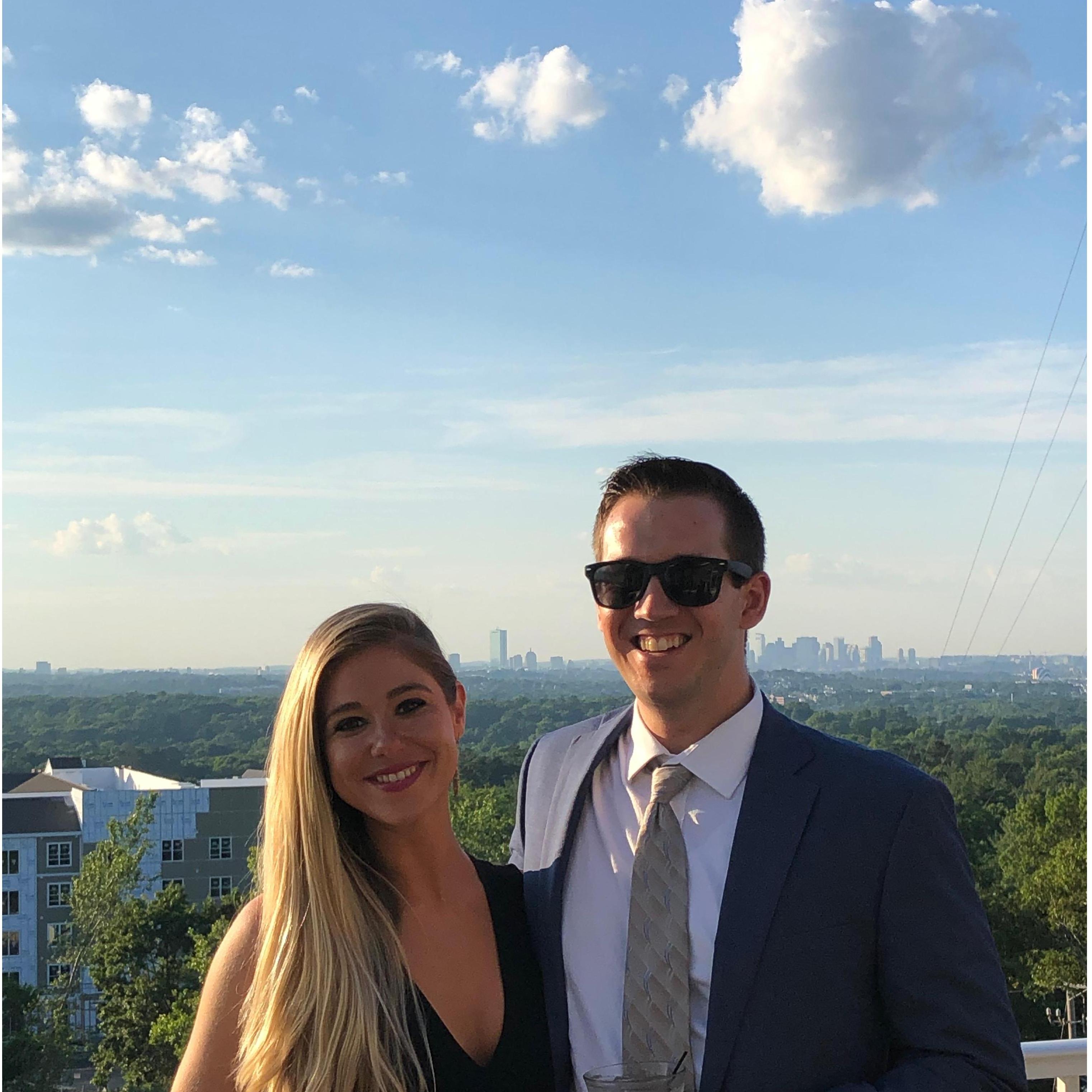 We had the best time celebrating love with all of Brian's college besties