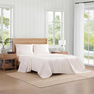 Cotton Percale 4-Piece Sheet Set