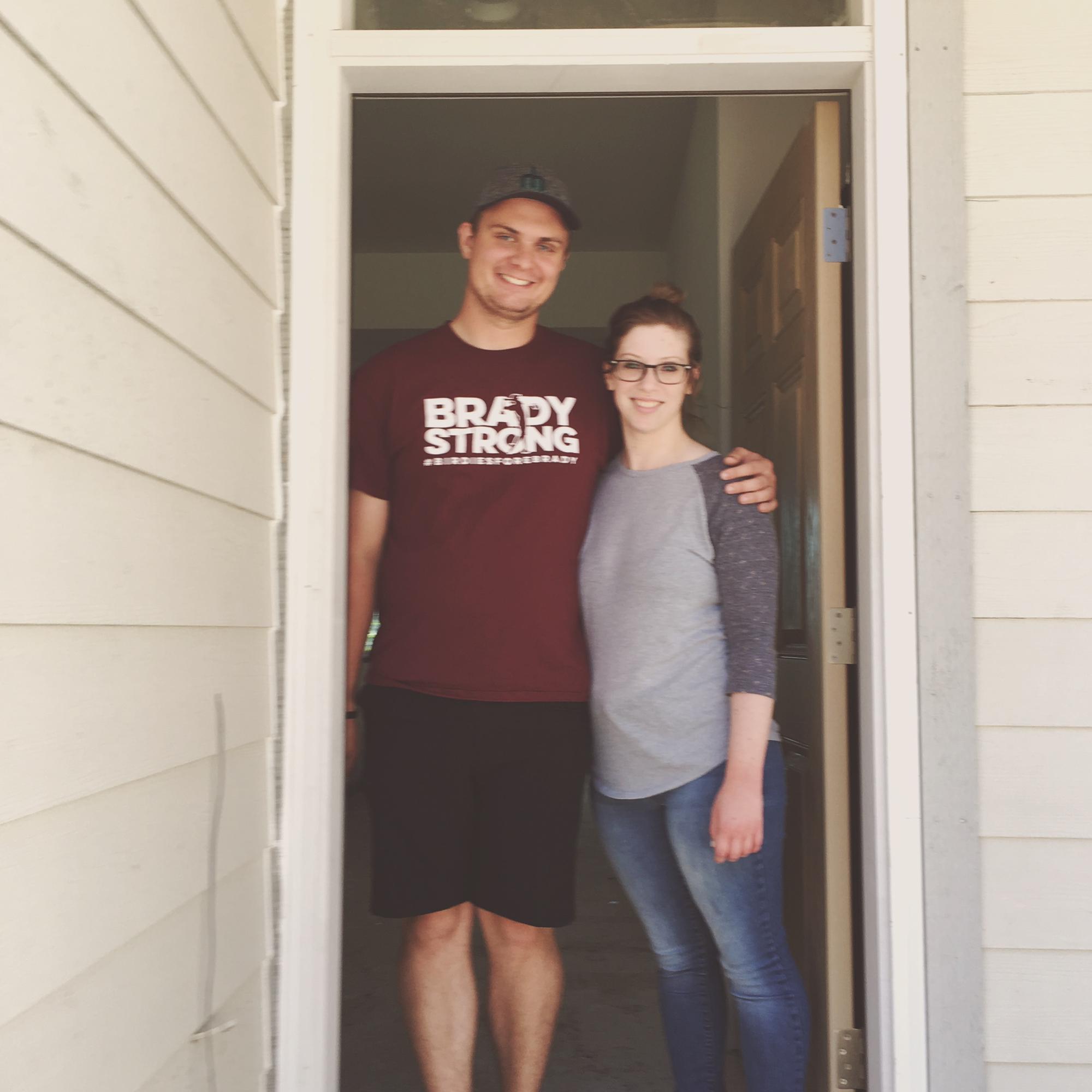 Our first home together!