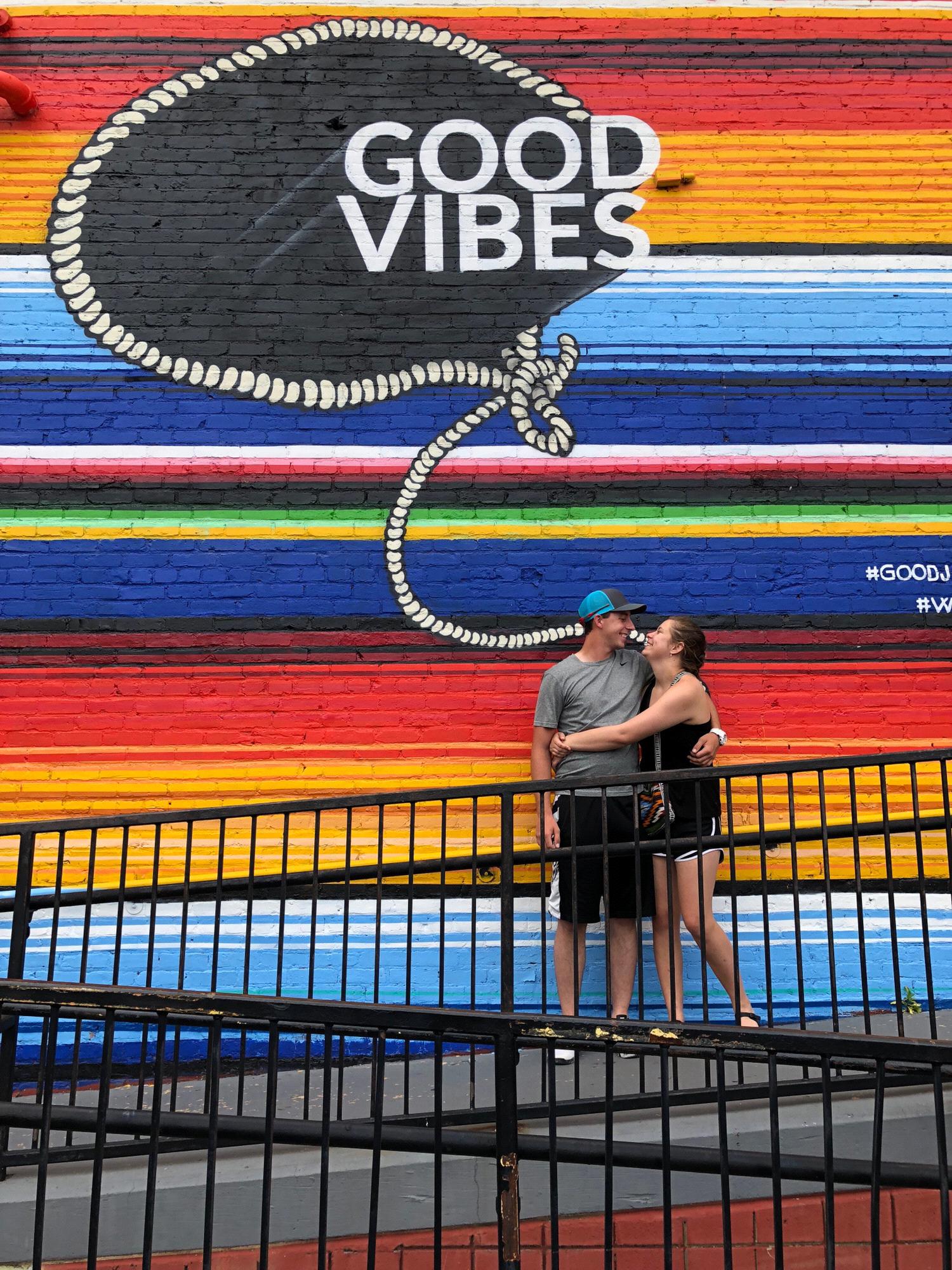 The wall is just as bright as our future 🥰 -J