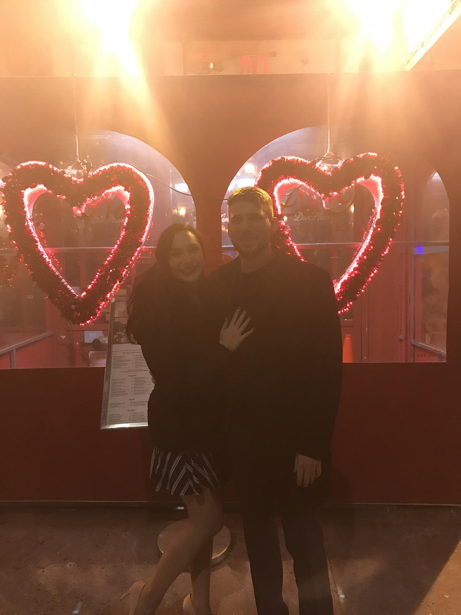 Our first Valentine's Day together