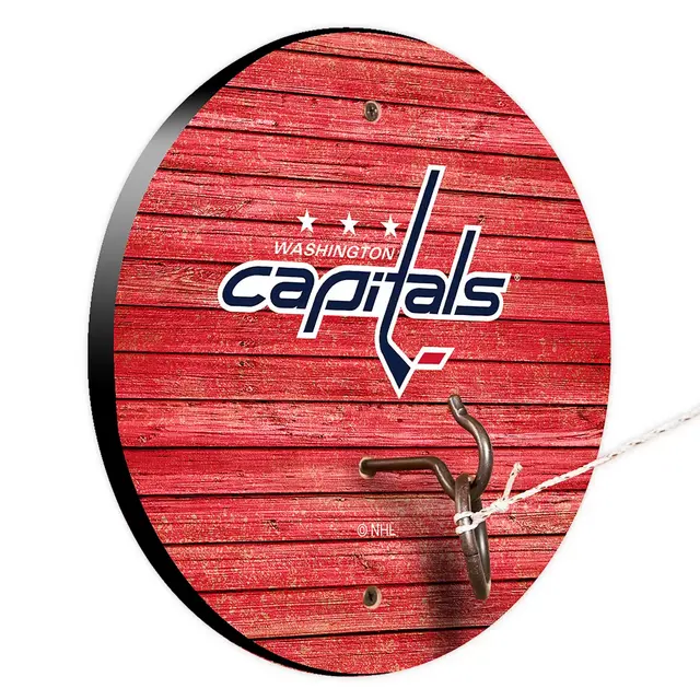 NHL Washington Capitals Weathered Hook and Ring Toss Game