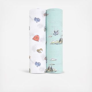 Essentials Assorted Swaddle Blanket, Set of 2