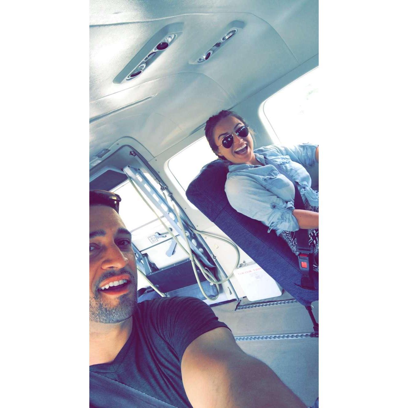 Mini plane from San Pedro back to Belize City